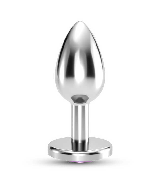 Crushious Crushious Roze Metalen Anaalplug 8,5 cm Voor Temperatuurspel & Stimulatie