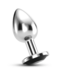 Crushious Crushious Anale Plug 8,5 cm Zwart Met Sieraden - Groot & Veilig