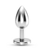 Crushious Crushious Anale Plug 8,5 cm Zwart Met Sieraden - Groot & Veilig