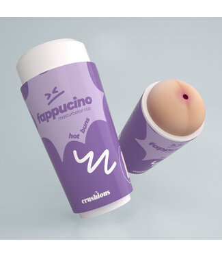 Crushious Fappucino Hot Buns Lila | Realistischer Anal-Masturbator 16 cm