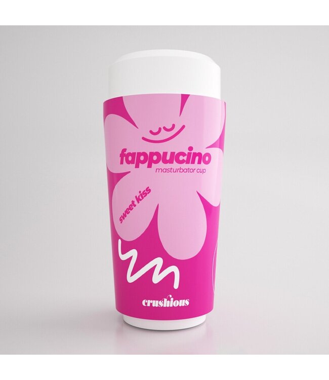 Crushious Fappucino Sweet Kiss Pink - Realistic Mouth Masturbator for Pleasure