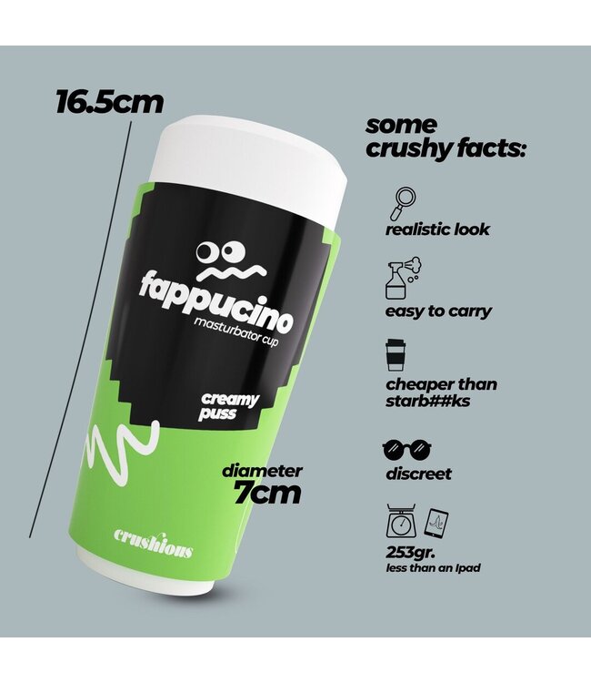 Crushious Fappucino Creamy Puss Grün – Realistischer Vaginal-Masturbator