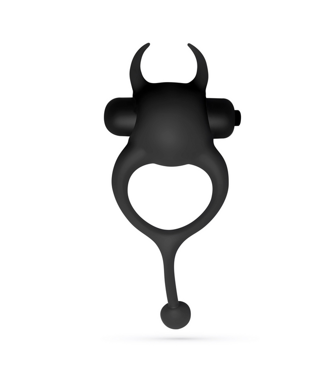 Crushious Daemon Vibrierender Cockring Schwarz | 10 Stufen für ultimativen Spaß