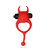 Crushious Daemon Red Vibrating Cock Ring - 10 Settings for Ultimate Pleasure
