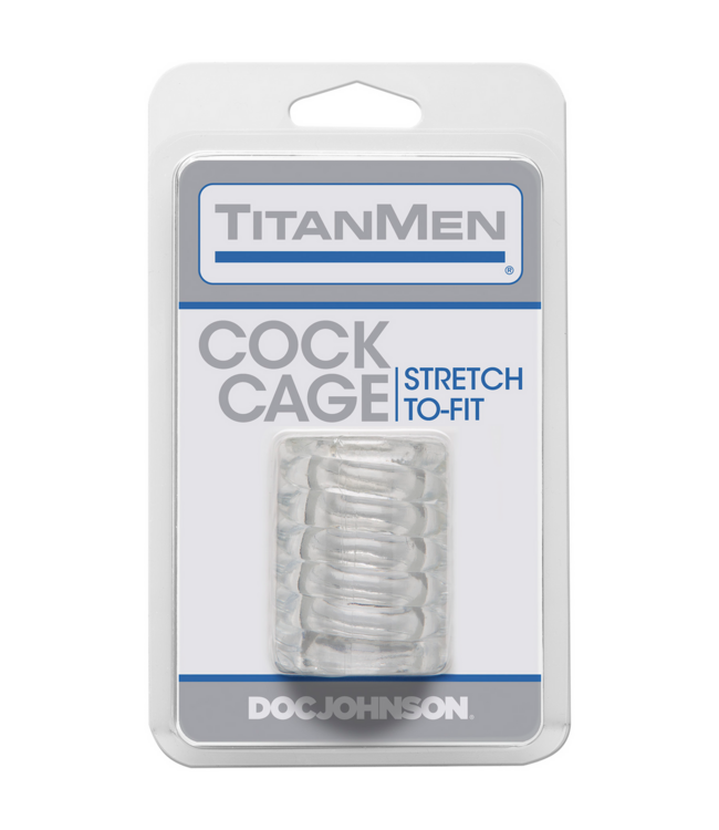 Doc Johnson TitanMen Robust Cock Cage - Comfort, Durability & Extra Stimulation