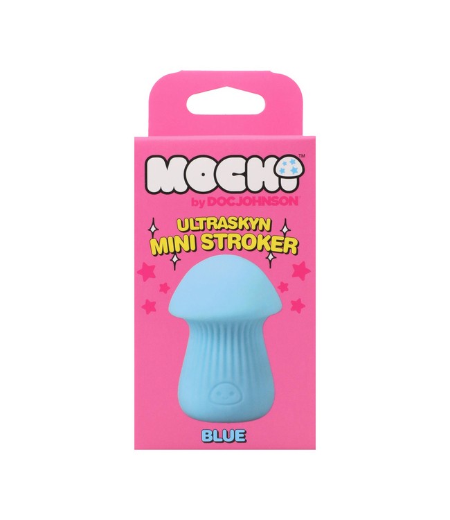 Doc Johnson Mochi Stroker Paddenstoelvorm Blauw Met ULTRASKYN Materiaal