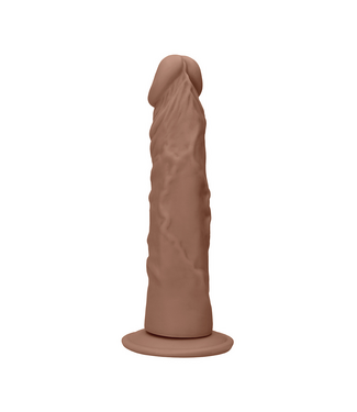 RealRock Realistic 17cm Soft Dildo with Suction Cup - Phthalate-Free TPE