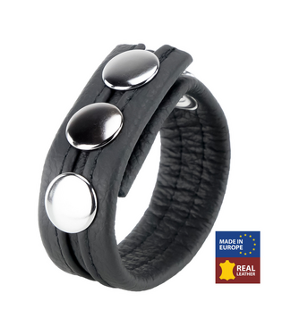 Red Leather Verstellbarer Leder-Cockring Schwarz – Komfort & Erektionserhalt