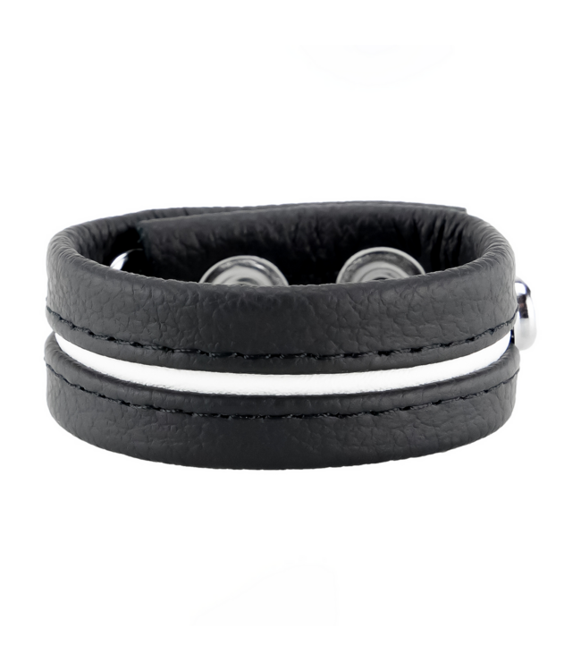 Red Leather Verstellbarer Leder-Cockring aus pflanzlich gegerbtem Rindsleder