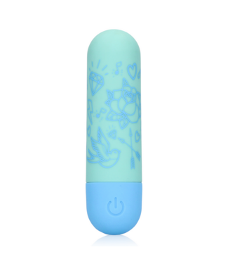 S-Line by Shots S-Line Bullet Vibrator Groen Met 10 Snelheidsstanden En Oplaadbare Siliconen Dop