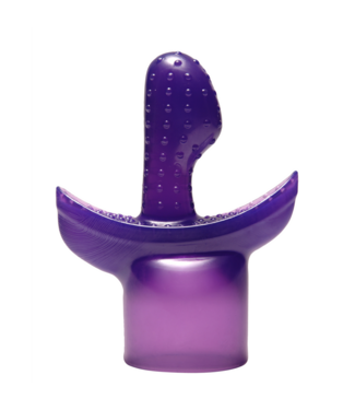 XR Brands Ultimate G-Spot Wand Massager Attachment - Purple Pleasure Enhancer