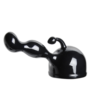 XR Brands Prostaat Stimulator Wand Attachment Zwart Voor Mannen Met Vibratie