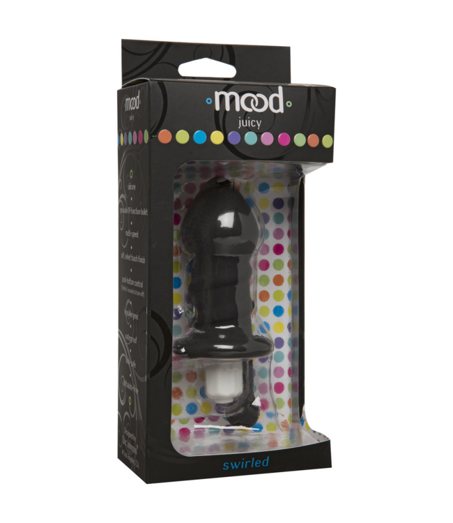 Doc Johnson Mood Juicy Swirled Butt Plug 12,5 cm – Verspielt & vibrierend!