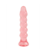 Doc Johnson Crystal Jellies Flexibele Anale Plug 14 cm Met 5 Ribbels En Lichaamsveilig PVC