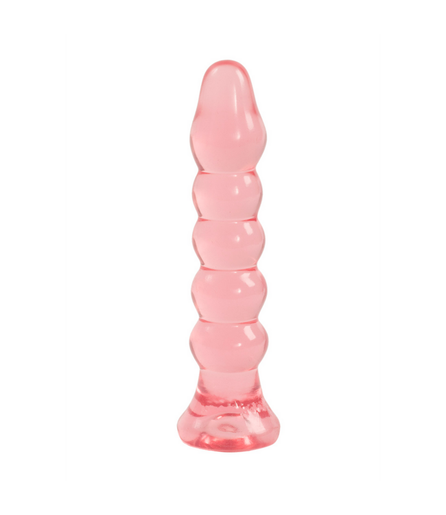 Doc Johnson Analplug 14 cm mit 5 Rillen | Flexibel, sicher & phthalatfrei