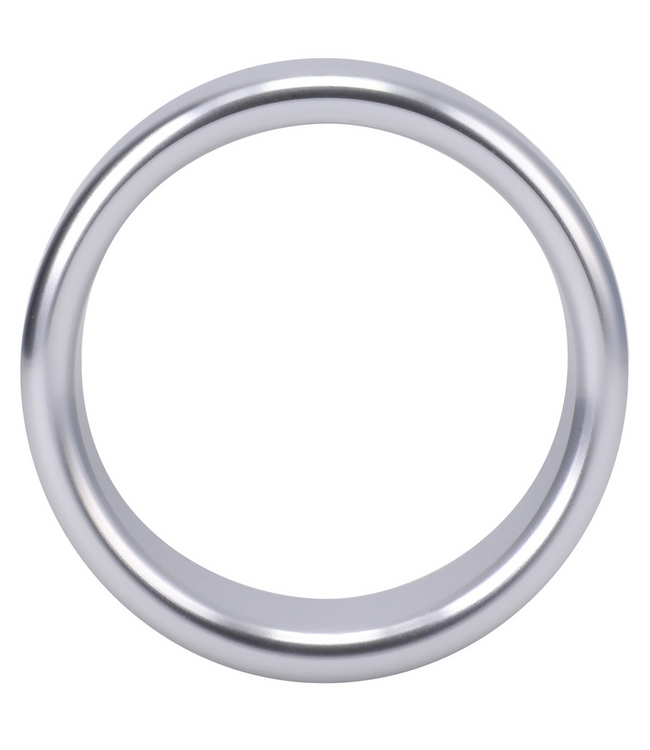 Doc Johnson Langlebiger gebürsteter Alloy-Cockring – Komfort & Leistung maximiert
