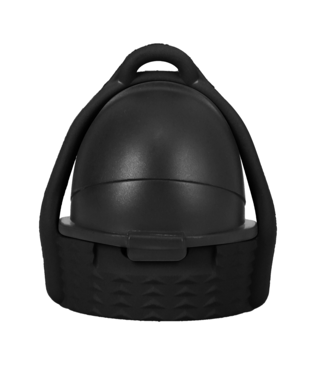 Doc Johnson EZ Top Black Bedside Cup – Leak-Proof & One-Handed Control