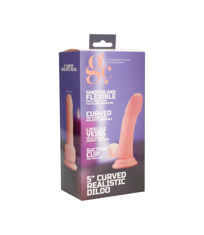 GC Realistic 12.7 cm Curved Dildo - Flexible & Safe Pleasure Adventure