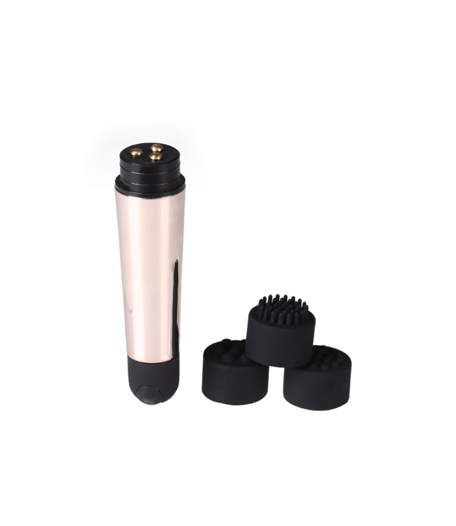 Maiatoys Maia Toys Rocket Vibrator Pocket Plus Oplaadbaar Met 3 Siliconen Opzetstukken