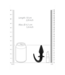 Ouch! Analytische Rubber Buttplug Met Flexibele Staart 27 cm – Veilig Gebruik