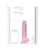 RealRock RealRock Crystal Clear Realistische Dildo Met Zuignap En Ballen 19 cm