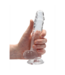 RealRock RealRock Crystal Clear Transparante Dildo Met Zuignap En Ballen 19 cm