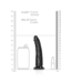 RealRock RealRock Slanke G-Spot Dildo 15,5 cm Met Zuignap Voor Beginners