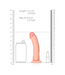 RealRock RealRock 9,2 cm gebogener Dildo mit Saugnapf für G-Punkt-Stimulation