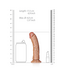 RealRock Curved RealRock Dildo 9.2 cm with Suction Cup for G-Spot Pleasure