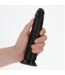RealRock Realistische Slanke Dildo 18 cm Met Zuignap En G-Spot Curve Zwart