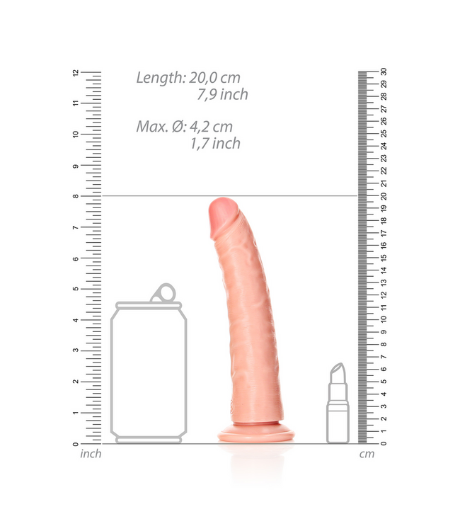 RealRock RealRock G-Spot Dildo 18 cm Met Zuignap Slank En Realistisch