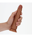 RealRock RealRock Dildo 18 cm - Schlank, realistisch mit Saugnapf für G-Punkt