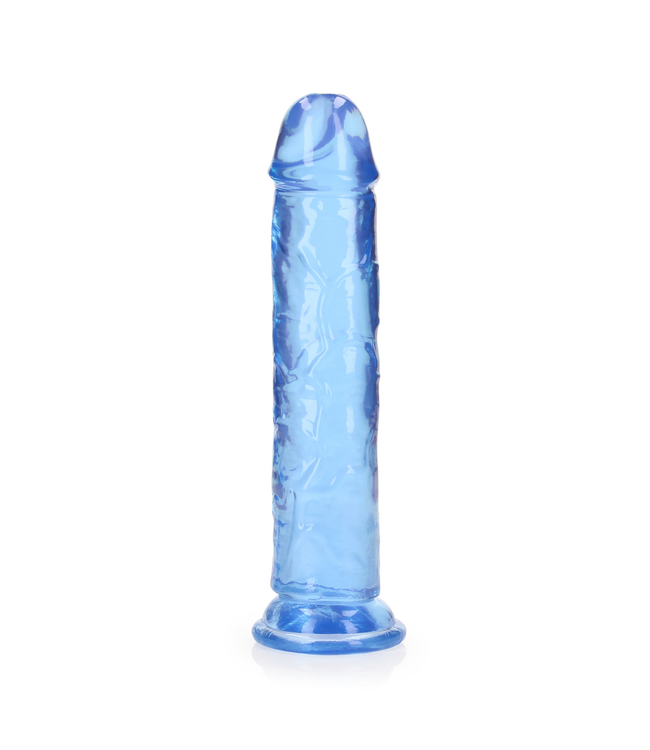 RealRock Crystal Clear 22cm Dildo with Suction Cup - Body-Safe Pleasure