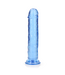 RealRock Gerader Dildo mit Saugnapf 22 cm – Transparente Lust für alle!