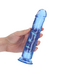 RealRock Transparante Rechte Dildo Met Zuignap 22 cm - Bodysafe TPE Crystal Clear