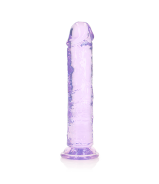 RealRock RealRock Dildo 22 cm mit Saugnapf – Transparent, körperverträglich, vielseitig
