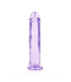 RealRock RealRock Transparante Realistische Dildo 22 cm Met Zuignap Basis