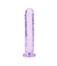 RealRock RealRock Transparante Realistische Dildo 22 cm Met Zuignap Basis