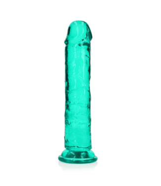 RealRock REALROCK Dildo 22 cm türkis, phthalatfrei, mit Saugnapf für ultimativen Spaß