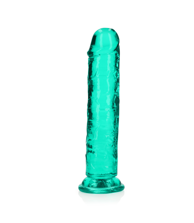 RealRock Turquoise Realistic Dildo with Suction Cup - 20 cm Pleasure Tool