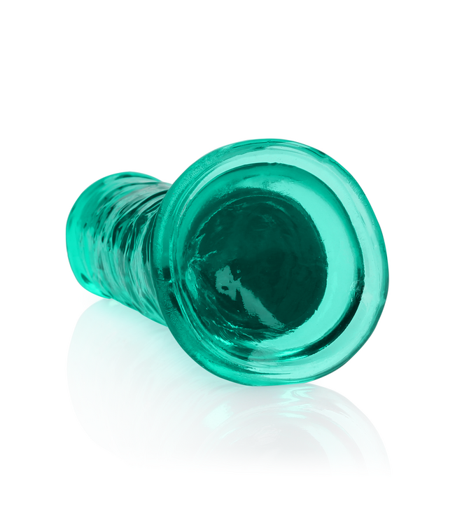 RealRock Turquoise Realistic Dildo with Suction Cup - 20 cm Pleasure Tool