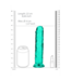 RealRock RealRock Transparante Dildo 22 cm Met Zuignap Voor Anale En Vaginale Gebruik