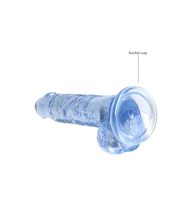RealRock Realistischer Dildo mit Hoden – 19 cm, sicher und pflegeleicht