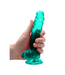RealRock RealRock Crystal Clear Realistische Dildo Met Zuignap 19 cm Turkoois