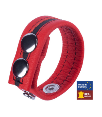 Red Leather Tippy Leder-Cockring rot – Effektive Erektionsverstärkung & Komfort