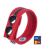 Red Leather Leren Cockring Met Verstelbare Drukknopen Rood – Max 60 mm Diameter