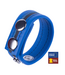 Red Leather Verstelbare Leren Cockring Blauw 60mm Metalen Drukknopen - Stevig & Comfortabel