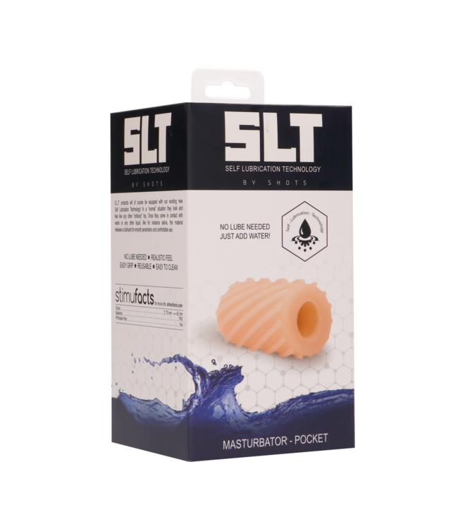 SLT Self Lubrication Technology Pocket Masturbator Met Realistische Textuur