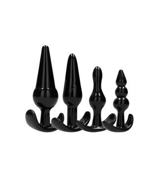 Sono SONO Nr. 80 – 4-teiliges Buttplug-Set für Einsteiger, wasserdicht, 7–9 cm