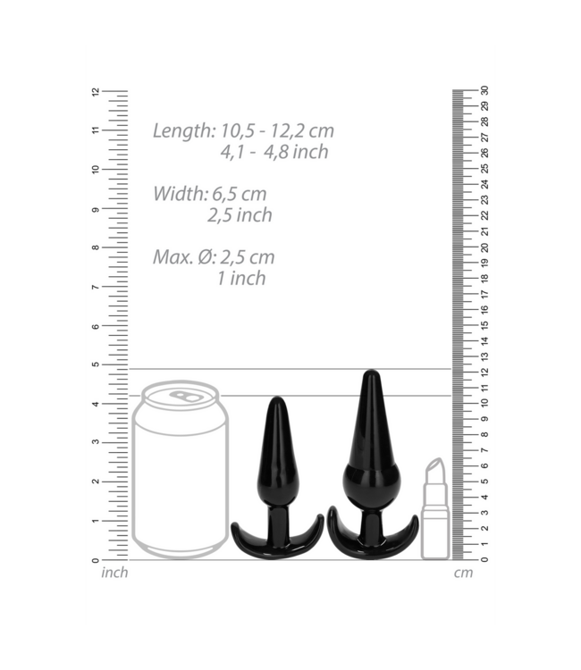 Sono Sono No. 80 4-Piece Waterproof Butt Plug Set for Beginners